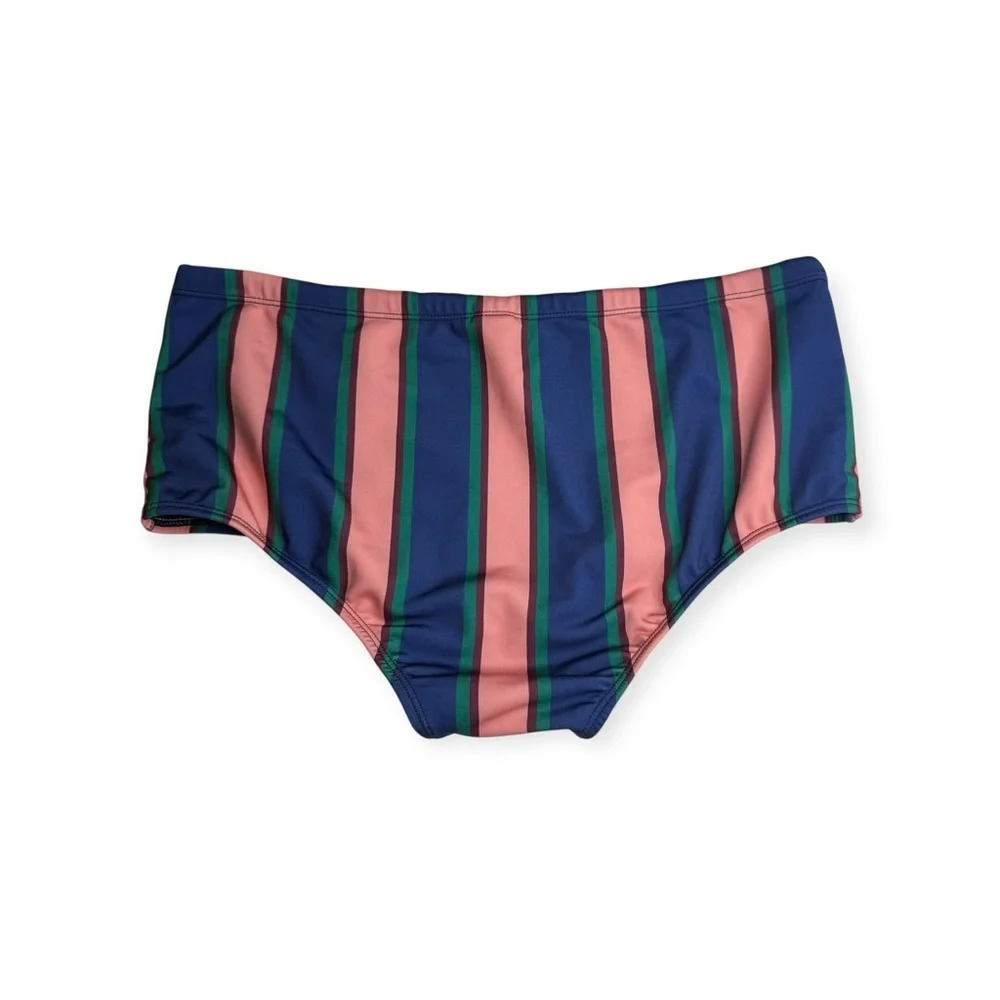 new Blueman ✪ Brazilian Sungão Men’s Boxer Swim Trunks ✪ Caminho Stripe ✪ XL